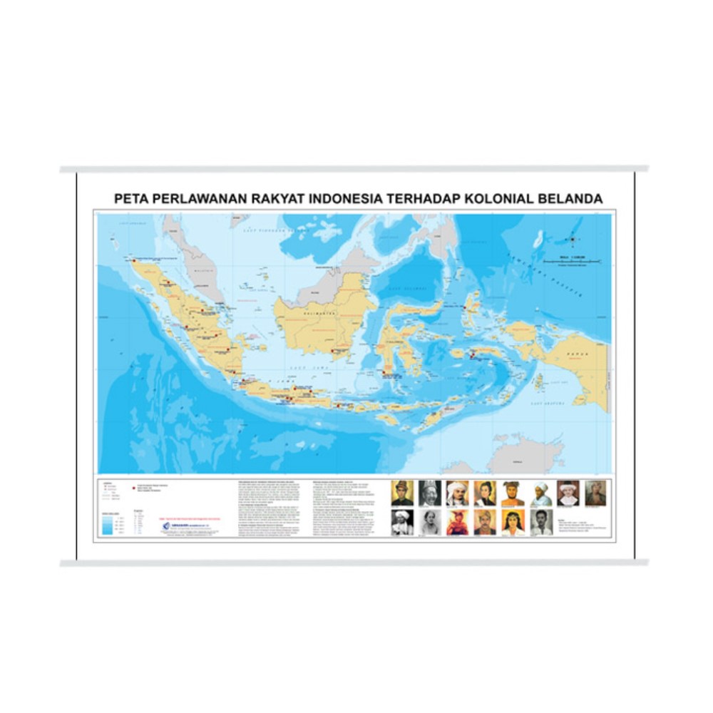 Peta Perlawanan Rakyat Indonesia terhadap Kolonial Belanda