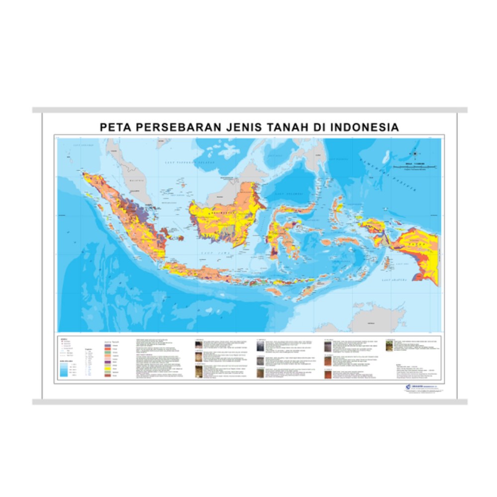 Peta Sebaran Jenis Tanah di Indonesia